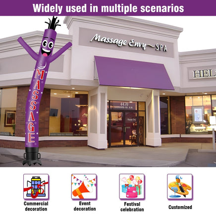6FT Tall Massage Waving Inflatable Tube Man(Blower Not Included) - goodeny