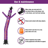 6FT Tall Massage Waving Inflatable Tube Man(Blower Not Included) - goodeny