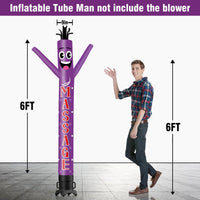 6FT Tall Massage Waving Inflatable Tube Man(Blower Not Included) - goodeny