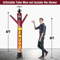 6FT Tall Menudo Waving Inflatable Tube Man(Blower Not Included) - goodeny
