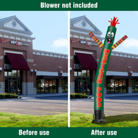 6FT Tall Mexican Food Waving Inflatable Tube Man(Blower Not Included) - goodeny