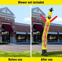 6FT Tall Nachos Waving Inflatable Tube Man(Blower Not Included) - goodeny