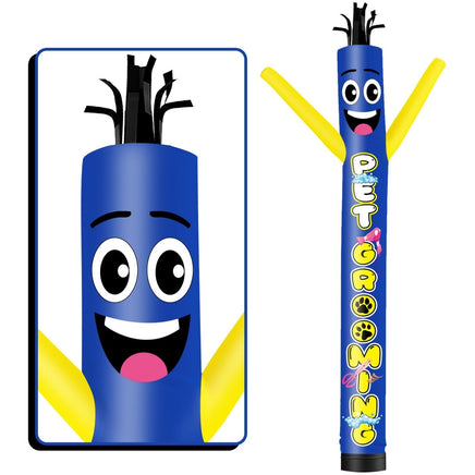 6FT Tall Pet Grooming 01 Waving Inflatable Tube Man(Blower Not Included) - goodeny