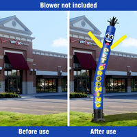 6FT Tall Pet Grooming 01 Waving Inflatable Tube Man(Blower Not Included) - goodeny