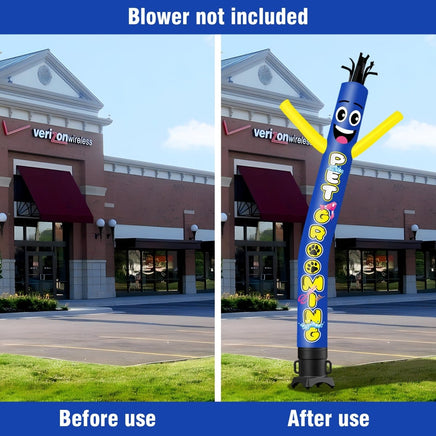 6FT Tall Pet Grooming 01 Waving Inflatable Tube Man(Blower Not Included) - goodeny