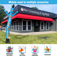 6FT Tall Pet Grooming Waving Inflatable Tube Man(Blower Not Included) - goodeny