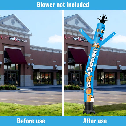 6FT Tall Pet Grooming Waving Inflatable Tube Man(Blower Not Included) - goodeny