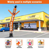 6FT Tall Pet Salon Waving Inflatable Tube Man(Blower Not Included) - goodeny