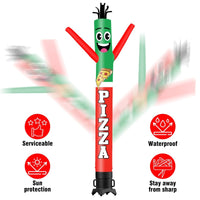 6FT Tall Pizza Waving Inflatable Tube Man(Blower Not Included) - goodeny
