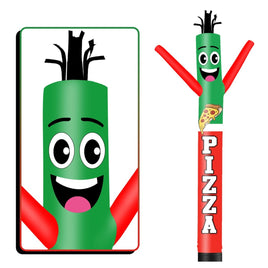 6FT Tall Pizza Waving Inflatable Tube Man(Blower Not Included) - goodeny