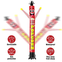 6FT Tall Popcorn Waving Inflatable Tube Man(Blower Not Included) - goodeny