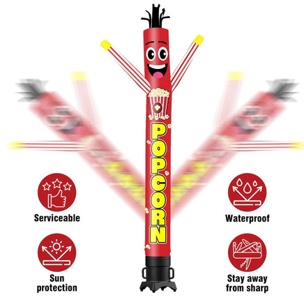 6FT Tall Popcorn Waving Inflatable Tube Man(Blower Not Included) - goodeny