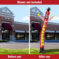 6FT Tall Popcorn Waving Inflatable Tube Man(Blower Not Included) - goodeny