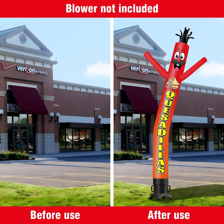 6FT Tall Quesadillas Waving Inflatable Tube Man(Blower Not Included) - goodeny