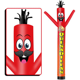 6FT Tall Quesadillas Waving Inflatable Tube Man(Blower Not Included) - goodeny