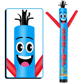6FT Tall Shrimp Waving Inflatable Tube Man(Blower Not Included) - goodeny