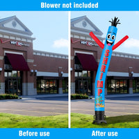 6FT Tall Shrimp Waving Inflatable Tube Man(Blower Not Included) - goodeny