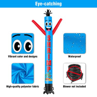 6FT Tall Shrimp Waving Inflatable Tube Man(Blower Not Included) - goodeny
