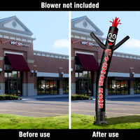 6FT Tall Signature Steaks Waving Inflatable Tube Man(Blower Not Included) - goodeny