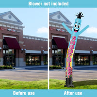 6FT Tall Smoothies Waving Inflatable Tube Man(Blower Not Included) - goodeny