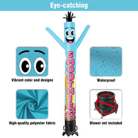 6FT Tall Smoothies Waving Inflatable Tube Man(Blower Not Included) - goodeny