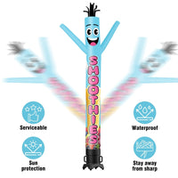 6FT Tall Smoothies Waving Inflatable Tube Man(Blower Not Included) - goodeny