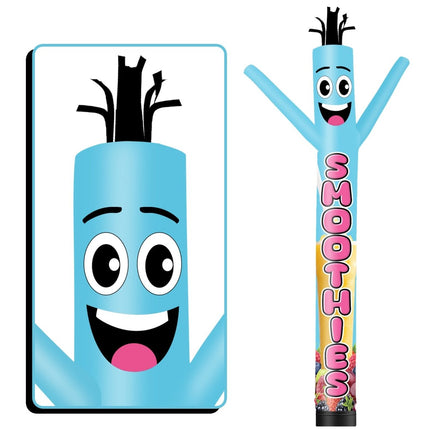 6FT Tall Smoothies Waving Inflatable Tube Man(Blower Not Included) - goodeny