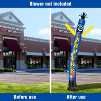 6FT Tall Snacks Waving Inflatable Tube Man(Blower Not Included) - goodeny