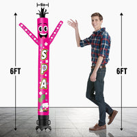 6FT Tall Spa Waving Inflatable Tube Man(Blower Not Included) - goodeny