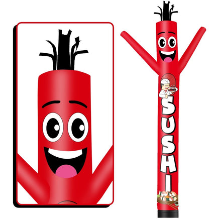6FT Tall Sushi Waving Inflatable Tube Man(Blower Not Included) - goodeny