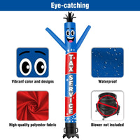 6FT Tall Tax Service Waving Inflatable Tube Man(Blower Not Included) - goodeny