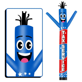 6FT Tall Tax Service Waving Inflatable Tube Man(Blower Not Included) - goodeny