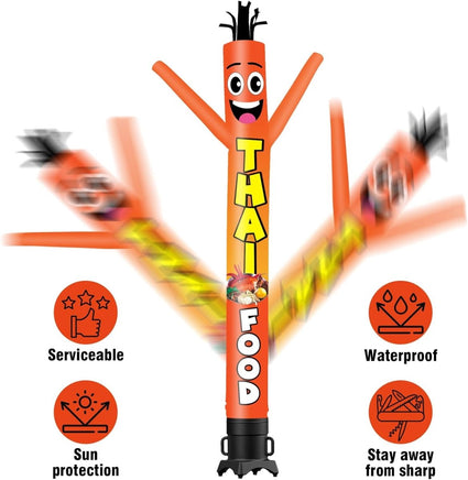 6FT Tall Thai Food Waving Inflatable Tube Man(Blower Not Included) - goodeny