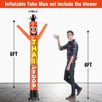 6FT Tall Thai Food Waving Inflatable Tube Man(Blower Not Included) - goodeny