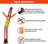 6FT Tall Thai Food Waving Inflatable Tube Man(Blower Not Included) - goodeny
