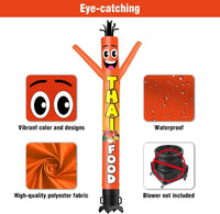 6FT Tall Thai Food Waving Inflatable Tube Man(Blower Not Included) - goodeny