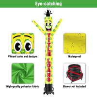 6FT Tall Title Loans Waving Inflatable Tube Man(Blower Not Included) - goodeny