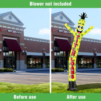 6FT Tall Title Loans Waving Inflatable Tube Man(Blower Not Included) - goodeny