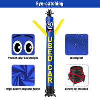 6FT Tall Used Car Blue Waving Inflatable Tube Man(Blower Not Included) - goodeny