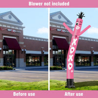 6FT Tall XOXO Waving Inflatable Tube Man(Blower Not Included) - goodeny