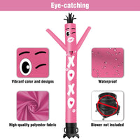 6FT Tall XOXO Waving Inflatable Tube Man(Blower Not Included) - goodeny