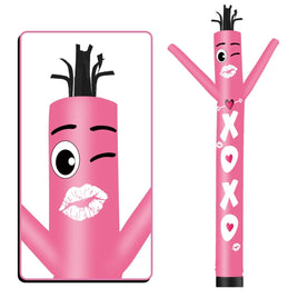 6FT Tall XOXO Waving Inflatable Tube Man(Blower Not Included) - goodeny