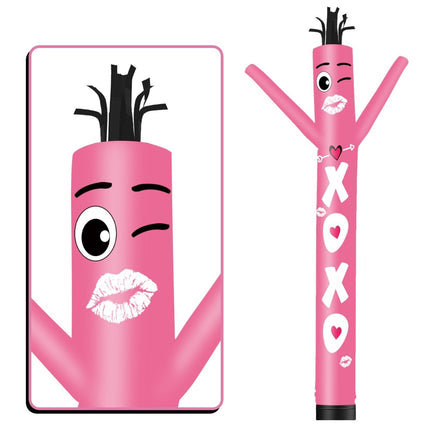 6FT Tall XOXO Waving Inflatable Tube Man(Blower Not Included) - goodeny