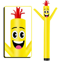 6FT Tall Yellow Waving Inflatable Tube Man(Blower Not Included) - goodeny