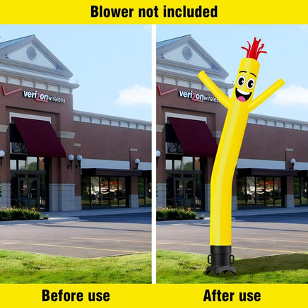 6FT Tall Yellow Waving Inflatable Tube Man(Blower Not Included) - goodeny