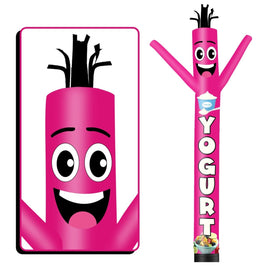 6FT Tall Yogurt Waving Inflatable Tube Man(Blower Not Included) - goodeny