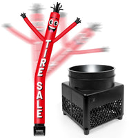 6FT Tire Sale Inflatable Tube Man with Blower (5.5'' Diameter) and Built - in LED - goodeny