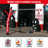 6FT Tire Sale Inflatable Tube Man with Blower (5.5'' Diameter) and Built - in LED - goodeny