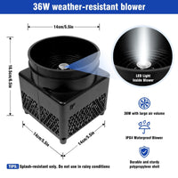 6FT Uncle Sam Inflatable Tube Man with Blower (5.5'' Diameter) and Built - in LED - goodeny