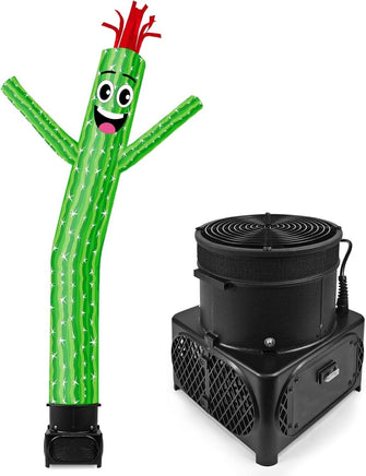 7FT Tall Inflatable Tube Man Sets with Weather-Resistant Blower -Cactus - goodeny